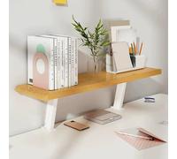 Estantería de escritorio, estante con abrazadera para escritorio de computadora, estante de elevación versátil para accesorios de mesa, organizador que ahorra espacio