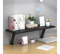 Estantería de escritorio, estante con abrazadera para escritorio de computadora, estante de elevación versátil para accesorios de mesa, organizador que ahorra espacio