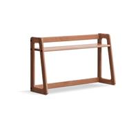 Estantería de escritorio, organizador de escritorio de madera, estante de exhibición de almacenamiento abierto para oficina en casa, pequeña conejera para dormitorio universitario, organizador de mesa