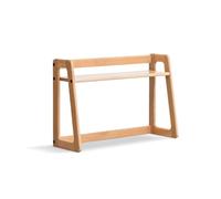 Estantería de escritorio, organizador de escritorio de madera, estante de exhibición de almacenamiento abierto para oficina en casa, pequeña conejera para dormitorio universitario, organizador de mesa