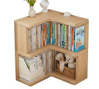 Estantería De Esquina Triangular De Tamaño Reducido Estantería De Almacenamiento Reforzada Y Estable(40 * 60 * 66cm)