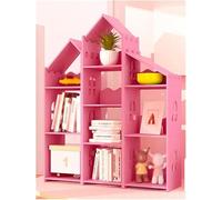 Estantería de libros Estantería de almacenamiento simple Estantería de libros Sala de estar Dormitorio Gabinete de almacenamiento de oficina Estantería de piso Estante de múltiples capas(All White)