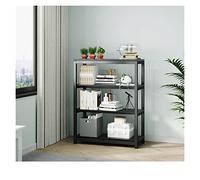 Estantería de libros piso multicapa estante de almacenamiento de madera de acero para el hogar sala de estar de hierro simple estante de almacenamiento estante estante de almacenamiento (color: 09) (5