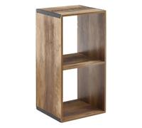 5five - Mix n modul indus 2 estantes, Efecto Madera Oscura