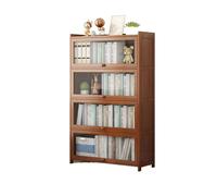 Estantería de Madera, Armario de Almacenamiento Moderno con Puertas de gabinete, estantería de exhibición Moderna, estantería Alta, 30 cm de Ancho(L80*H142*W30cm Teal)