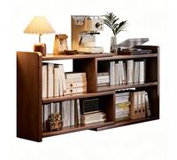 Estantería De Madera, Mueble Bajo De Pie Expandible para Sala De Estar Balcón O Librería; Estante Almacenamiento Esquinero Que Ahorra Espacio Organizador Lectura Exhibición(70 * 24*(80~150) CM)