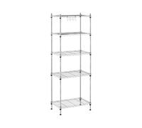 Estantería de metal - 35 x 55 x 150 cm - gris | Royal Catering