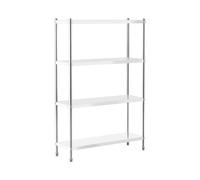 Estantería de Metal - Carga hasta 200 kg - 120 x 40 x 180 cm - Gris
