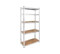 Estantería de Metal Rebelde de Almacenamiento 180 x 90 x 40 Plata RB-1250