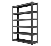 Estantería de metal resistente para almacenamiento, ajustable, ideal para garaje, almacén y organización de despensa