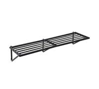 Estantería de metal resistente para garaje, estante de almacenamiento flotante montado en la pared para sótano, cobertizo, almacén, cocina y despensa, unidades de nización de herramientas comerciales