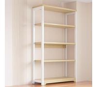 Estantería de múltiples Capas de pie para Oficina pequeña, estanterias almacenaje exprés para balcón, Cocina, artículos Diversos contra la Pared(Beige,59 * 30 * 127cm)