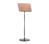 estantería de música portátil, estantería de músic Portable Music Stand Bracket Reading Bracket Painting Stand Retractable Music Stand Back Book Shelf Piano Score Floor Stand Music Stand(Svart)