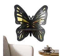 Estantería de pared decorativa flotante con diseño de | estantería de presentación de madera vintage FüHolz aporta calor natural a su hogar con superficies lisas respetuosas con el medio