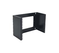 Estantería de pared - DIGITUS - Eco-Line - 18 U - Negro - Construcción abierta - 350 mm de profundidad