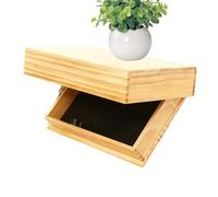 Estantería de pared - Expositor flotante organizador flotante - Estante de presentación discreta con almacenamiento, para dormitorio, habitación, cocina, marcos de fotos, libros, decoración y