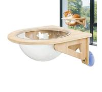 Estantería de Pared para Gatos | Cama para Mascotas con De Transparente - Repisas de Pared para Gatos - Uso en Interiores, Apartamento, Esquina, Lugar de Trabajo, Cocina, Salón, Hogar