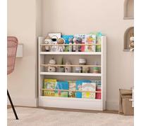 Estantería de pared para niños, estantería de pared para niños, estantería para guardería, estantería estrecha para niños, estantería independiente de 3 niveles para libros, revistas y periódicos