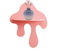 Estantería de pared para plantas, estante decorativo en forma de lágrima para almacenamiento, estantería de pared para presentación de libros en el dormitorio, para vivienda, habitación infantil