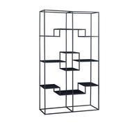 Estantería de pie råde 180x100x35cm - negro [en.casa]