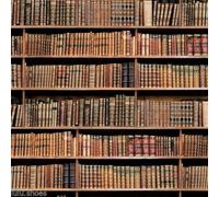 Estantería de tela para biblioteca, de algodón, efecto de pared, cortinas, tapicería, telón de fondo, decoración del hogar, impresión digital, 140 cm de ancho (2 metros)