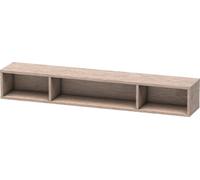 Estantería Duravit L-Cube, anchura 800mm, profundidad 140mm, horizontal, 3 compartimentos, LC120001111, Color: roble cachemir chapa de madera auténtica