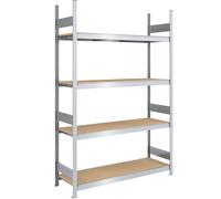 Estantería ensamblable amplia con tableros de aglomerado hofe, altura 2500 mm, anchura 1500 mm, carga por área 1750 kg