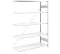 Estantería ensamblable AntiBak®, antibacteriana eurokraft pro, altura de estantería 2000 mm, estantería de ampliación