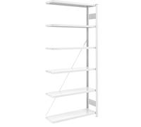 Estantería ensamblable AntiBak®, antibacteriana eurokraft pro, altura de estantería 2500 mm, estantería de ampliación