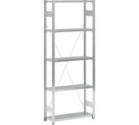 Estantería ensamblable con balda, galvanizada eurokraft pro, por un lado