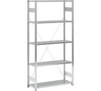 Estantería ensamblable con balda, galvanizada eurokraft pro, por un lado