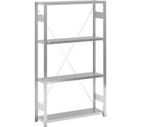 Estantería ensamblable con balda, galvanizada eurokraft pro, por un lado