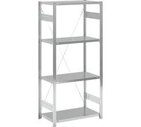 Estantería ensamblable con balda, galvanizada eurokraft pro, por un lado