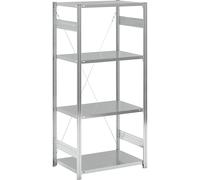 Estantería ensamblable con balda, galvanizada eurokraft pro, por un lado