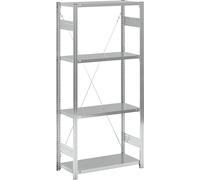 Estantería ensamblable con balda, galvanizada eurokraft pro, por un lado