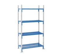 Estantería ensamblable con baldas de rejilla Manorga, altura de estantería 1996 mm, anchura de balda 960 mm