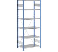 Estantería ensamblable, construcción ligera eurokraft pro, de un solo lado