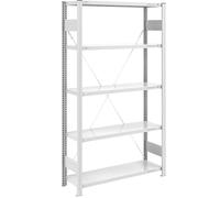 Estantería ensamblable, construcción ligera eurokraft pro, de un solo lado