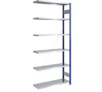 Estantería ensamblable, construcción ligera eurokraft pro, de un solo lado