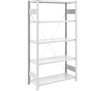 Estantería ensamblable, construcción ligera eurokraft pro, de un solo lado