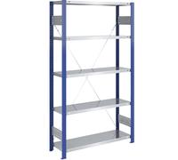 Estantería ensamblable, construcción ligera eurokraft pro, de un solo lado