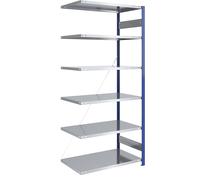 Estantería ensamblable, construcción ligera eurokraft pro, de un solo lado