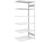 Estantería ensamblable, construcción ligera eurokraft pro, de un solo lado