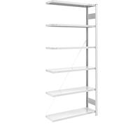 Estantería ensamblable, construcción ligera eurokraft pro, de un solo lado