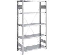 Estantería ensamblable, construcción ligera eurokraft pro, de un solo lado