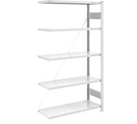 Estantería ensamblable, construcción semipesada eurokraft pro, de un solo lado