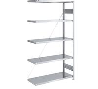 Estantería ensamblable, construcción semipesada eurokraft pro, de un solo lado