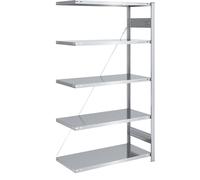 Estantería ensamblable, construcción semipesada eurokraft pro, de un solo lado