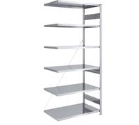 Estantería ensamblable, construcción semipesada eurokraft pro, de un solo lado