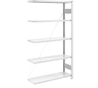 Estantería ensamblable, construcción semipesada eurokraft pro, de un solo lado